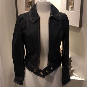 Vintage Coach Leather Jacket  NWT SIZE 10